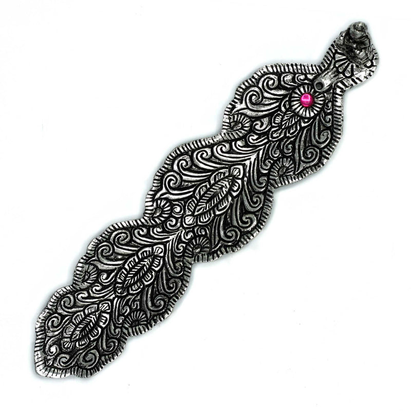 Podstawka pod Kadzidełka z Polerowanego Aluminium 20 cm - Budda