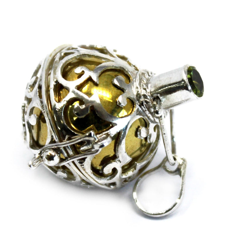 Srebrny dzwoneczek anielski – uzdrawianie – 23 mm