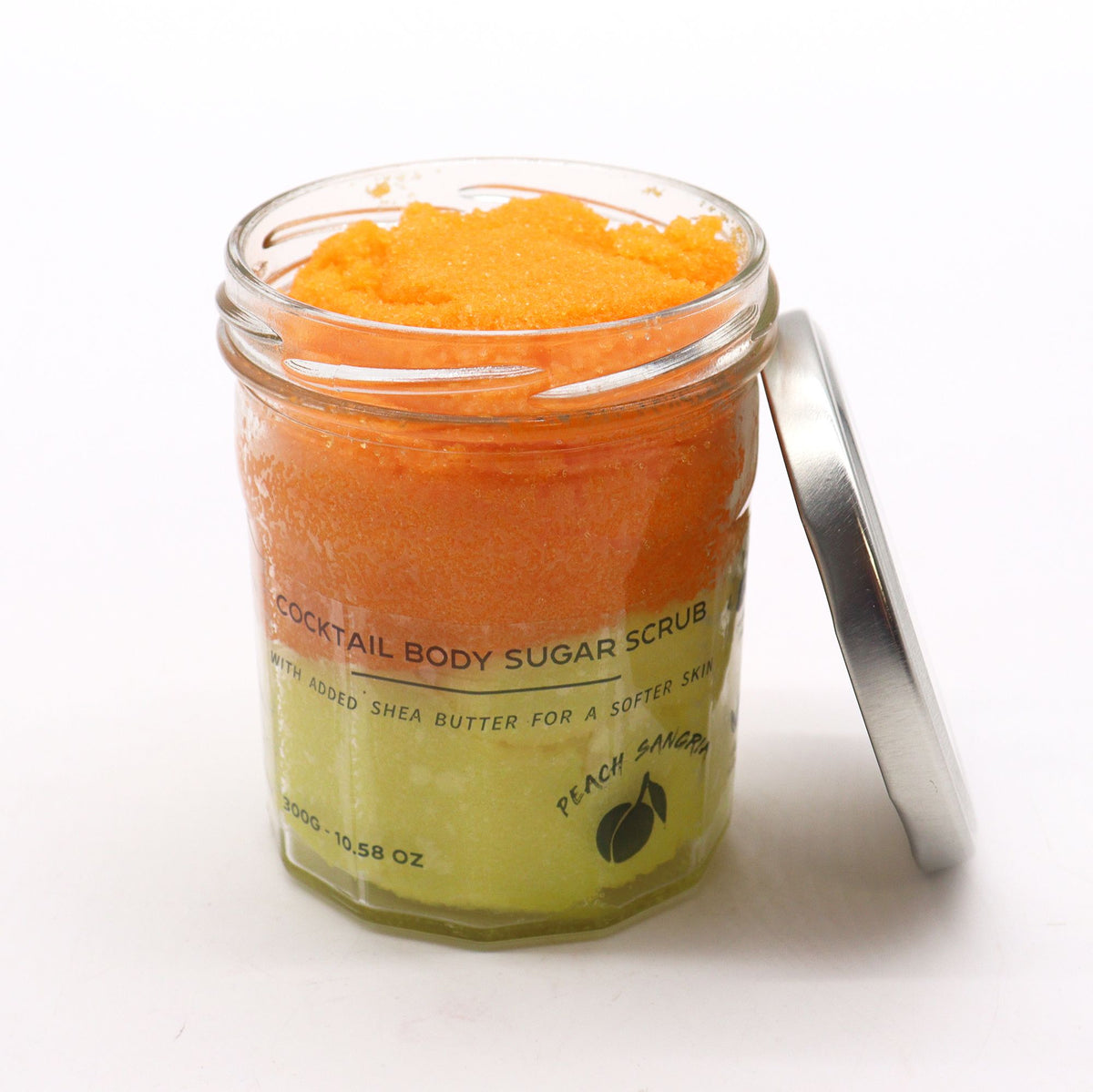 Pachnący Cukrowy Peeling do Ciała 300 g - Brzoskwiniowa Sangria