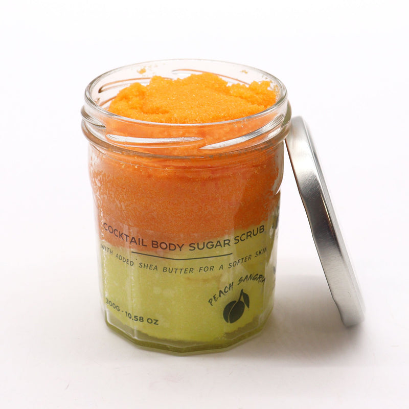 Pachnący Cukrowy Peeling do Ciała 300 g - Brzoskwiniowa Sangria