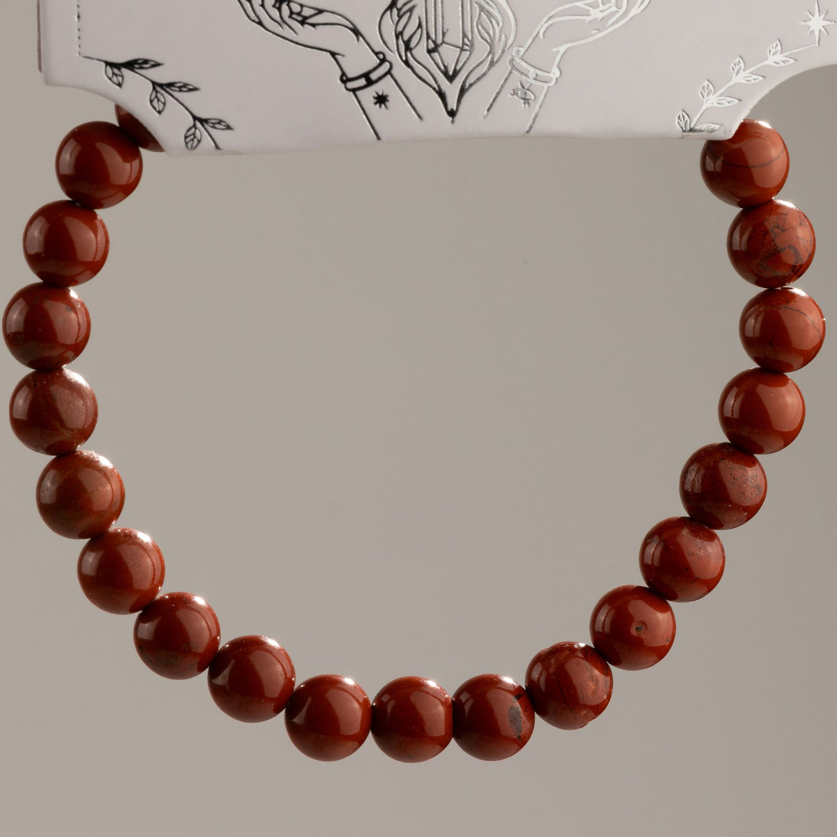 BRANSOLETKA ODWAGI, PASJI I DZIAŁANIA - KARNEOL 6 MM - UNISEX
