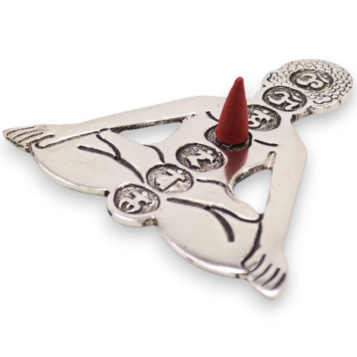 Podstawka z Polerowanego Aluminium 12x12cm - Joga 7 Czakr