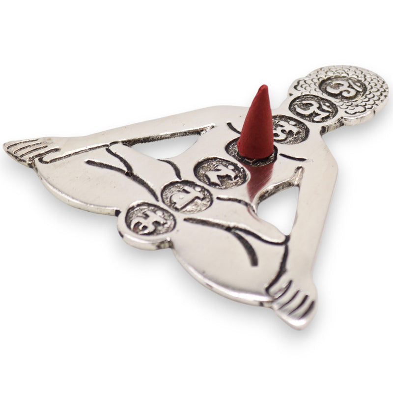 Podstawka z Polerowanego Aluminium 12x12cm - Joga 7 Czakr
