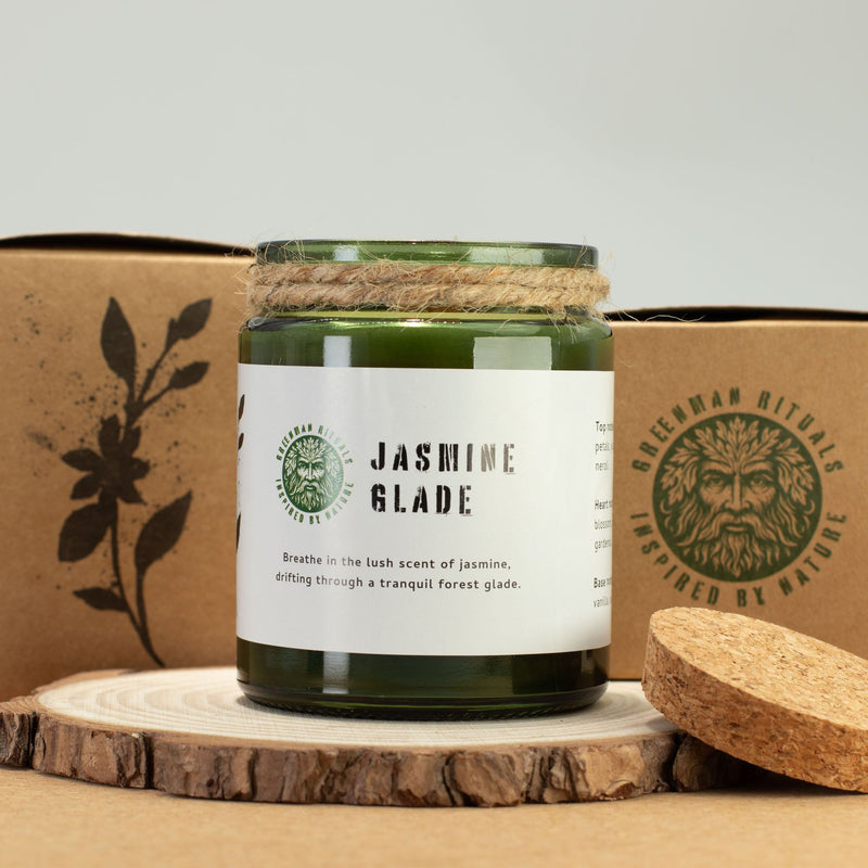 Świeca na miłość, kobiecą energię, intuicję i przyciąganie dobrych relacji - JASMINE GLADE