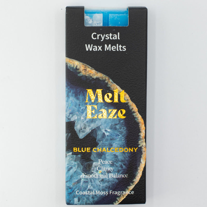 Woski PREMIUM Magia Kryształów- Niebieski Chalcedon -Morska Bryza/Wodospad - Melt Eaze 50g