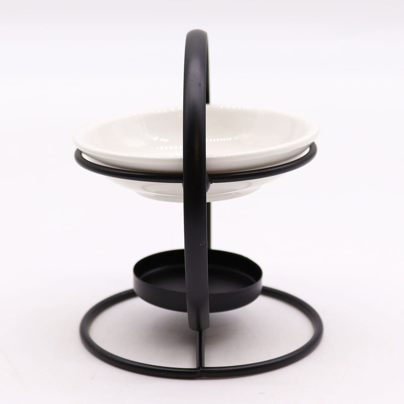 Okrągły stojak ceramiczno-metalowy