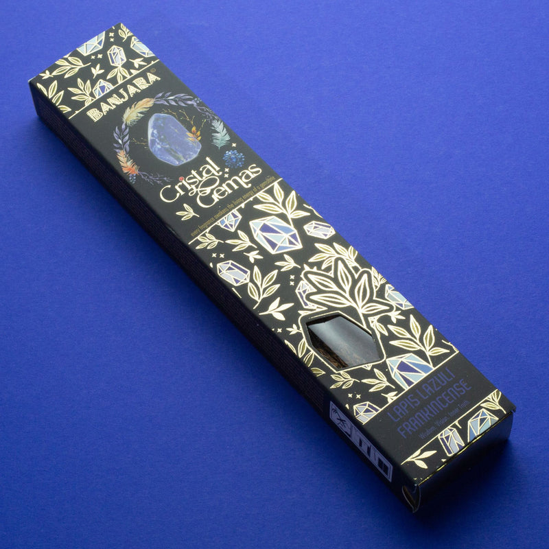 Kadzidełka z minerałami na intuicję, mądrość i prawdę wewnętrzną - LAPIS LAZULI I FRANKINCENSE