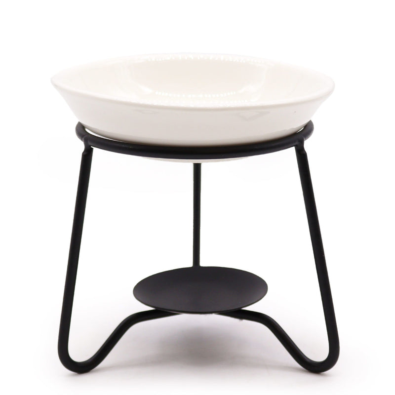 Prosty stojak ceramiczno-metalowy