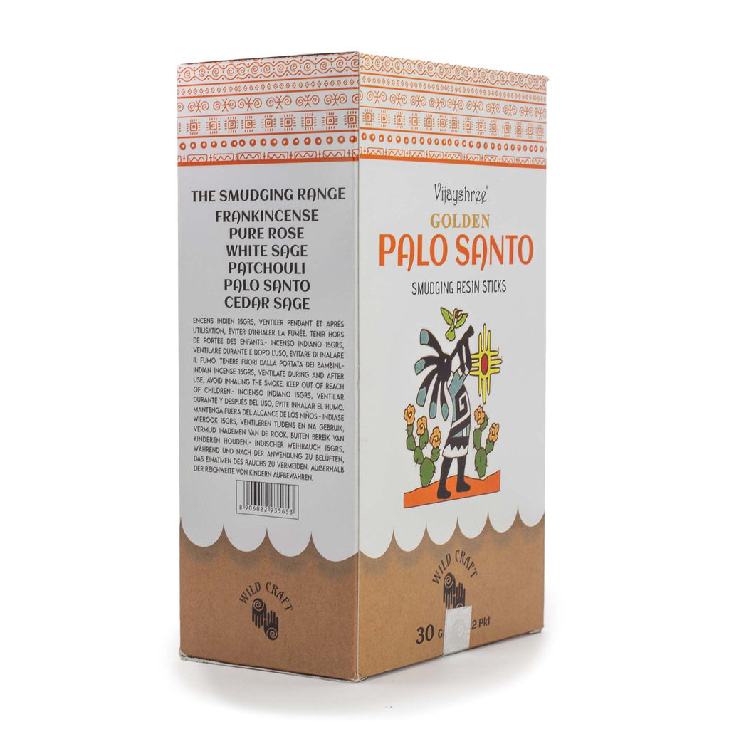 30g Golden Palo Santo Smudging Resin Sticks (6s)