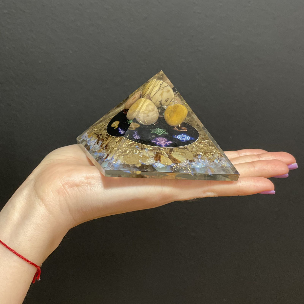Piramida orgonitowa – Midnight Reiki – 70 mm