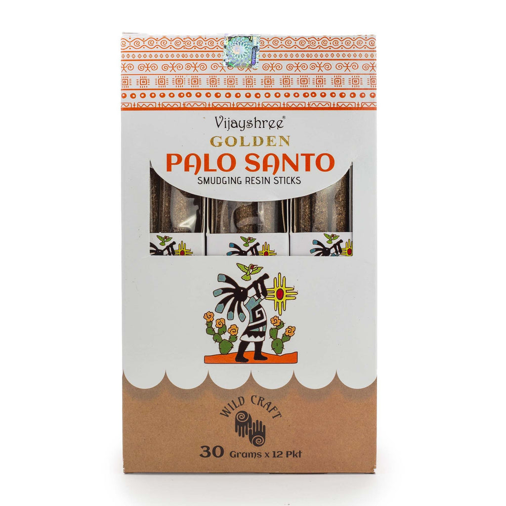 30g Golden Palo Santo Smudging Resin Sticks (6s)