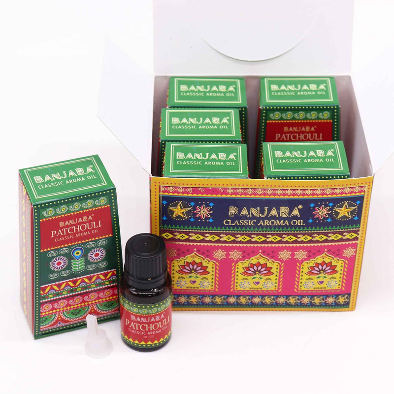 Olejek na zmysłowość i ugruntowanie - PACZULA 10 ml - BANJARA