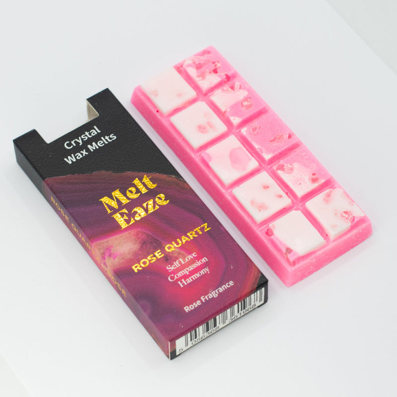 Woski zapachowe MeltEaze 50 g – Kwarc Różowy – Róża