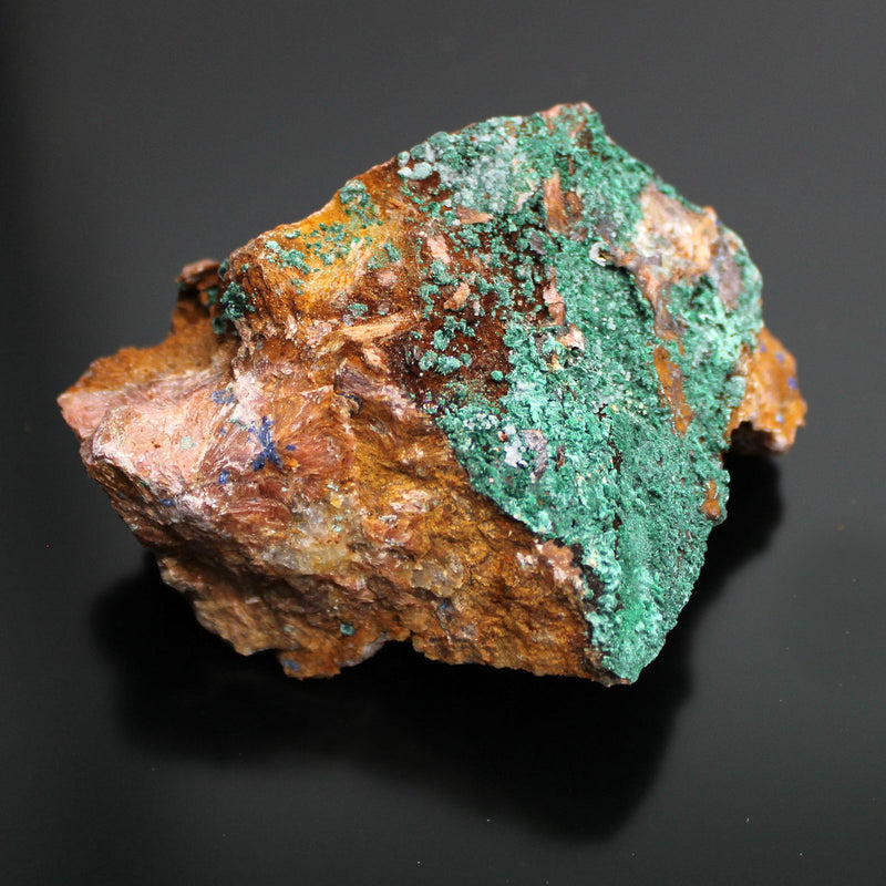 Okazy minerałów – azuryt z malachitem (ok. 20 sztuk)