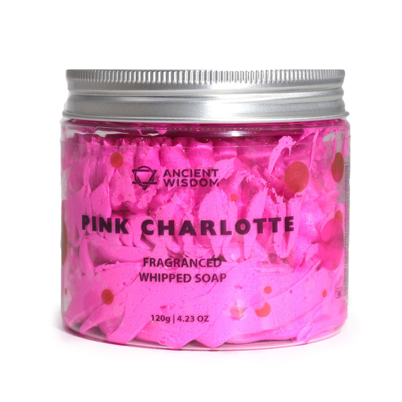 Puszyste mydło na kobiecy magnetyzm, miłość własną i pewność siebie - PINK CHARLOTTE 120 g