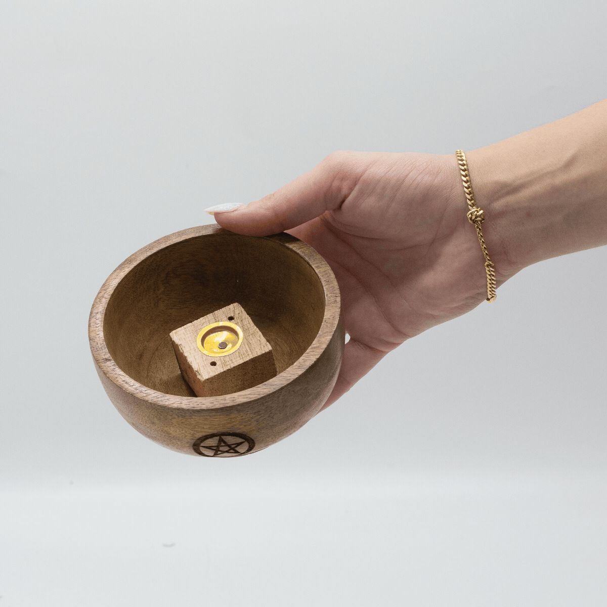 Podstawka pod Kadzidełka Mała Misa Rytualna 11x5.5 cm (mix ezoteryczne wzory)
