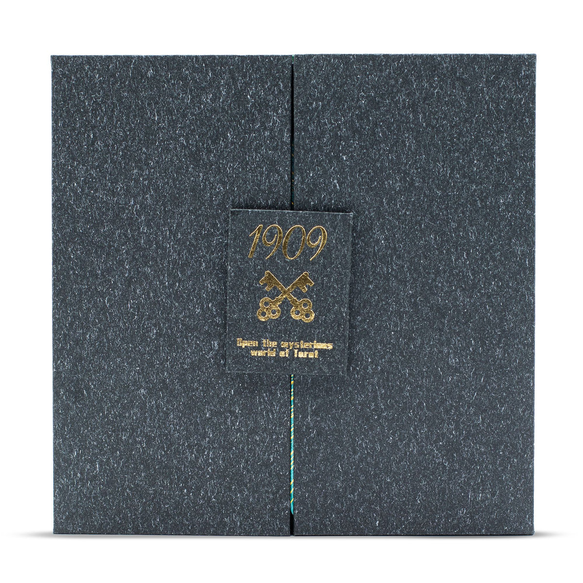 Złocony Tarot Turkusowy na intuicję, jasność przekazu i pracę z odpowiedziami - GOLD & TURQUOISE FOIL TAROT GIFT SET