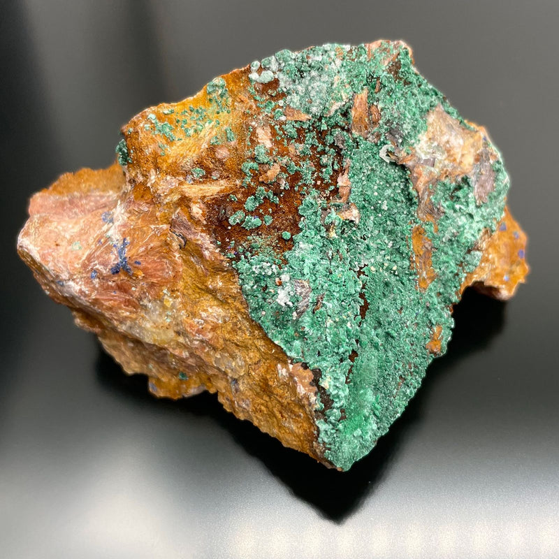 Okazy minerałów – azuryt z malachitem (ok. 20 sztuk)