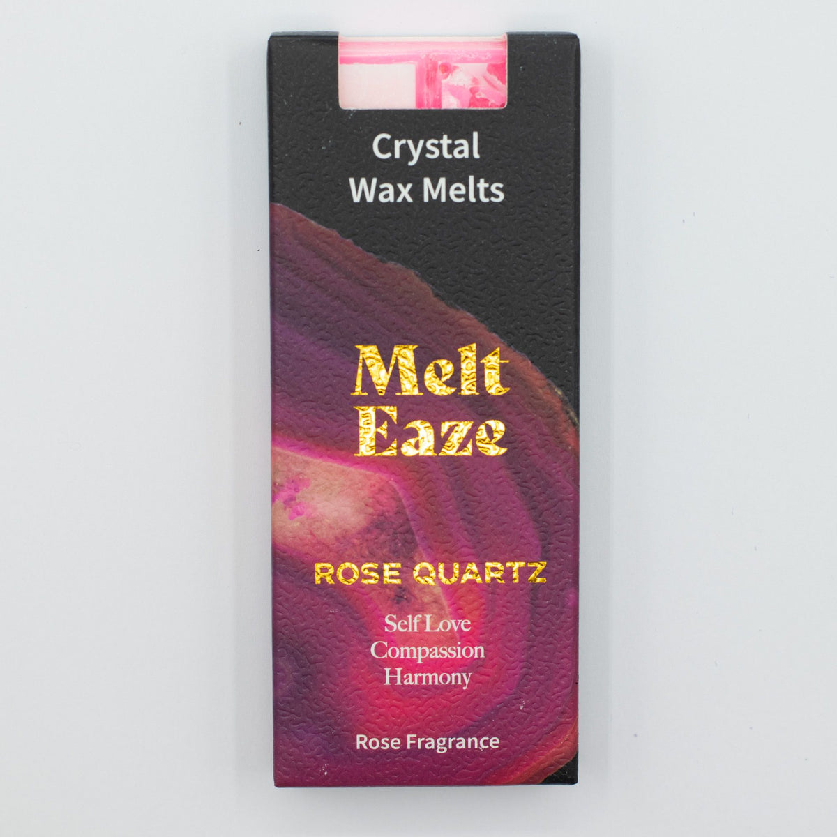Woski zapachowe MeltEaze 50 g – Kwarc Różowy – Róża
