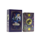 Zestaw kart tarota z fioletową folią – Witch Tarot – z książeczką