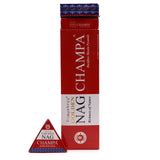 42 g – Stożki kadzidlane Jumbo Golden Nag Champa typu „backflow” (z przepływem zwrotnym)