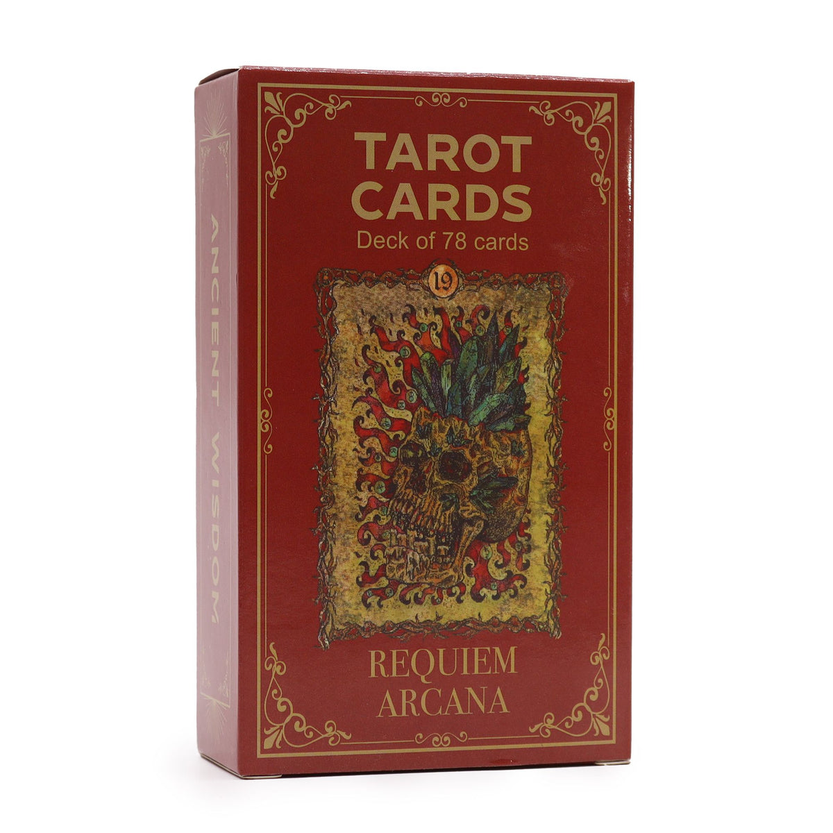 Tarot transformacji, prawdy i pracy z cieniem - REQUIEM ARCANA, 78 KART Z PRZEWODNIKIEM