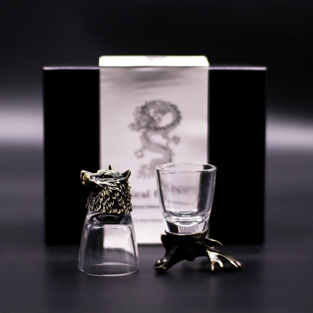 Zestaw 6 Kieliszków Bottom Up (50 ml) - Dzikie Leśne Stworzenia