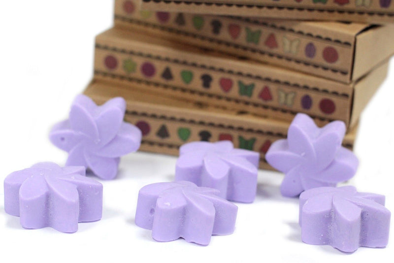 Woski zapachowe na wyciszenie, spokojny wieczór i atmosferę relaksu - LAVENDER FIELDS, zestaw 6 sztuk
