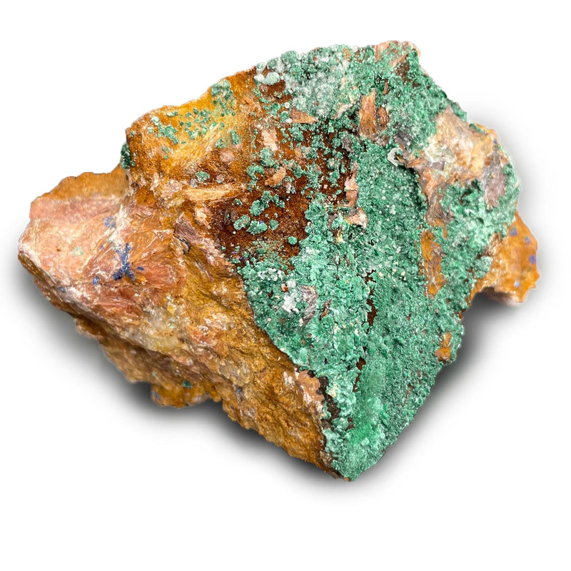 Okazy minerałów – azuryt z malachitem (ok. 20 sztuk)