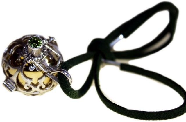 Srebrny dzwoneczek anielski – uzdrawianie – 23 mm