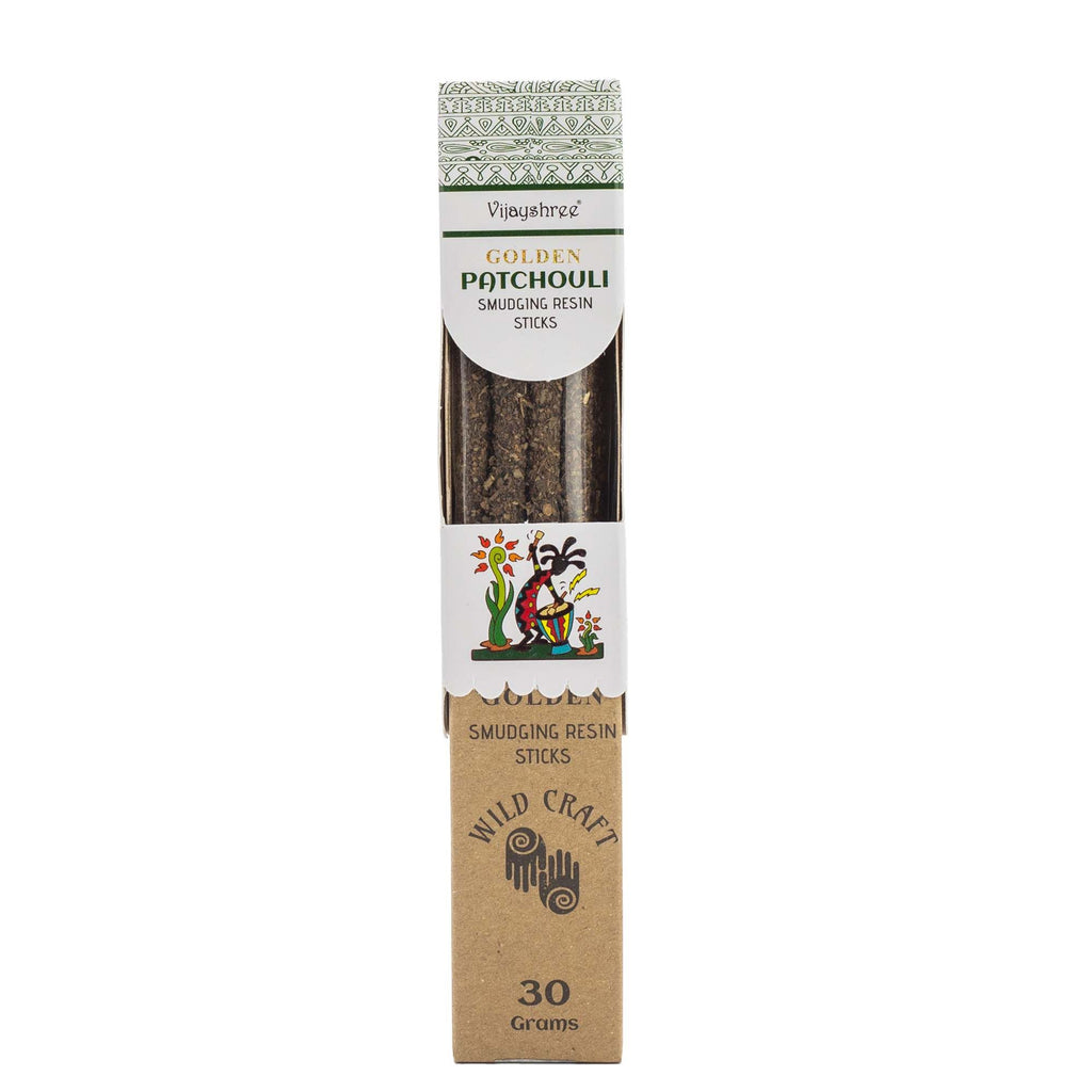 30g Golden Patchouli Smudging Resin Sticks (6s)