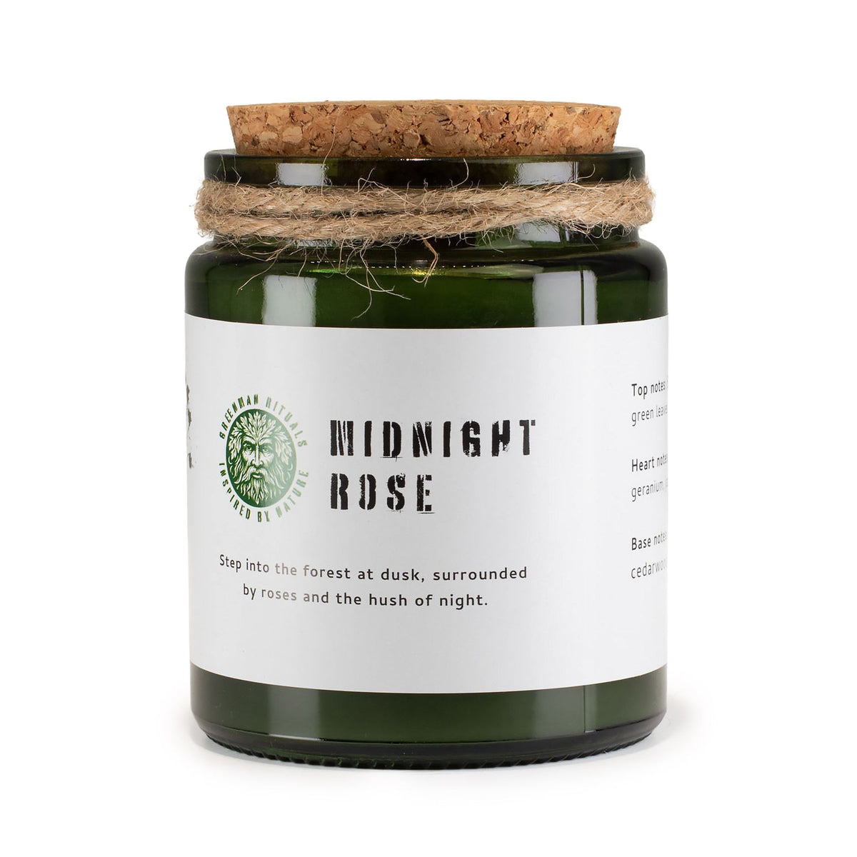 Świeca na miłość, zmysłowość, kobiecą energię i rytuały serca - MIDNIGHT ROSE