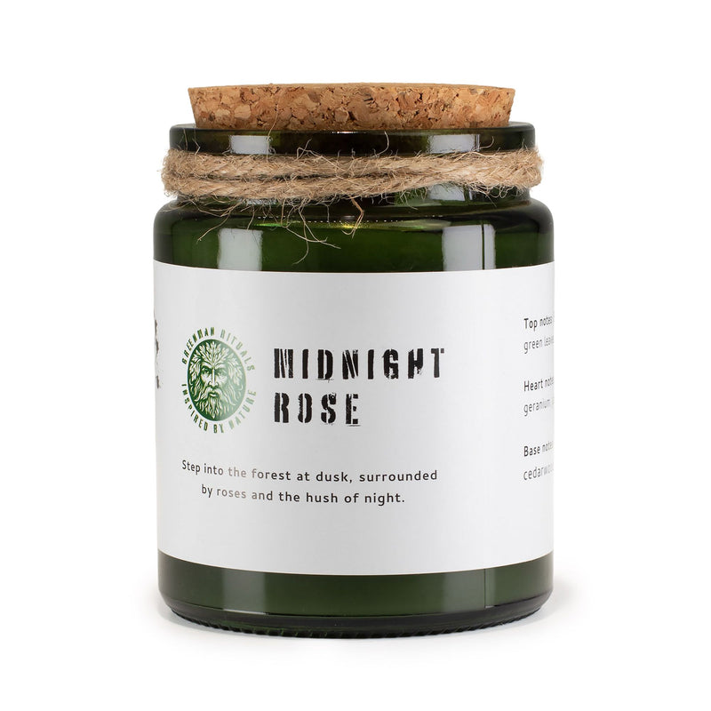 Świeca na miłość, zmysłowość, kobiecą energię i rytuały serca - MIDNIGHT ROSE