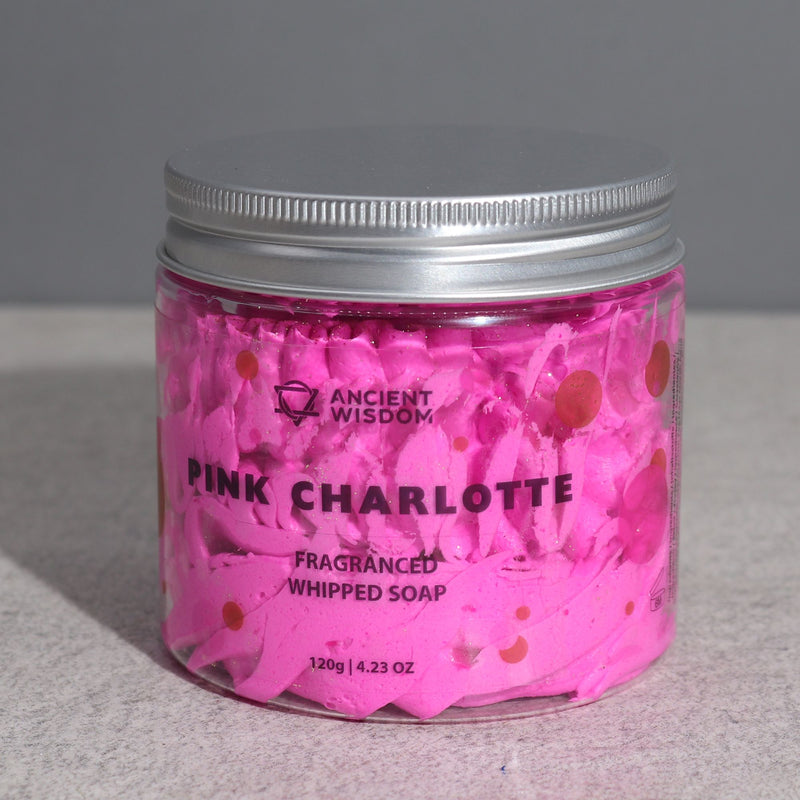 Puszyste mydło na kobiecy magnetyzm, miłość własną i pewność siebie - PINK CHARLOTTE 120 g
