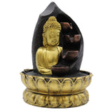 Stołowa fontanna – 30 cm – Złoty Budda i dzbany