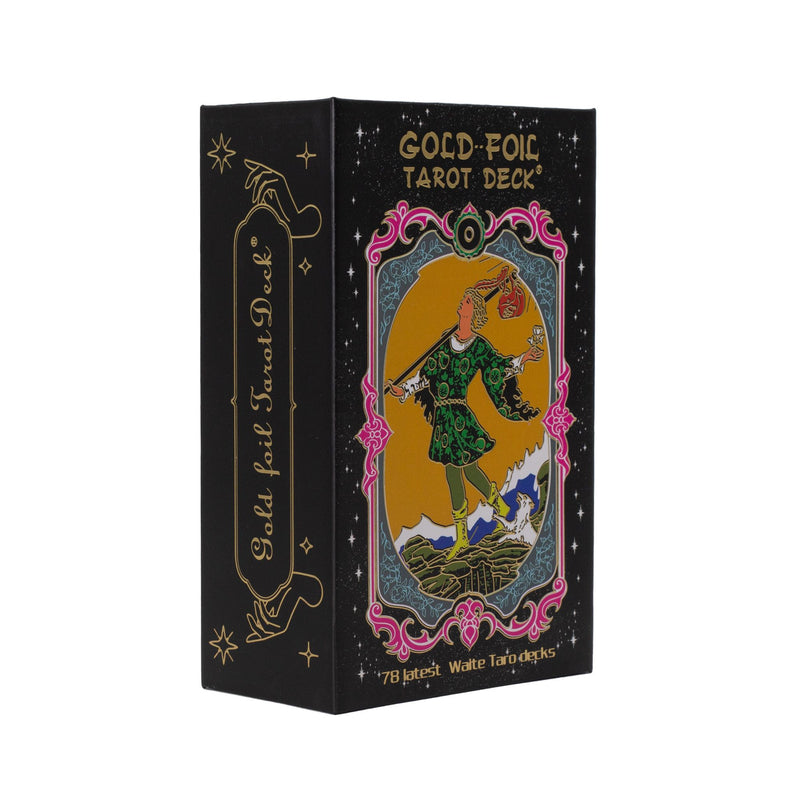 Złocony Tarot z książeczką - intuicja, odpowiedzi, nauka i codzienna praca z kartami