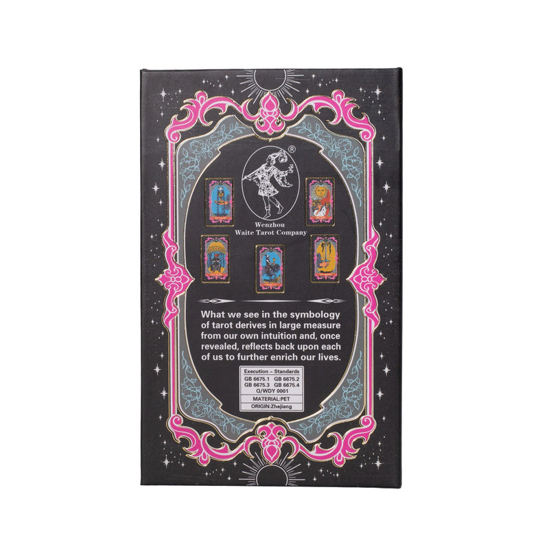 Złocony Tarot z książeczką - intuicja, odpowiedzi, nauka i codzienna praca z kartami