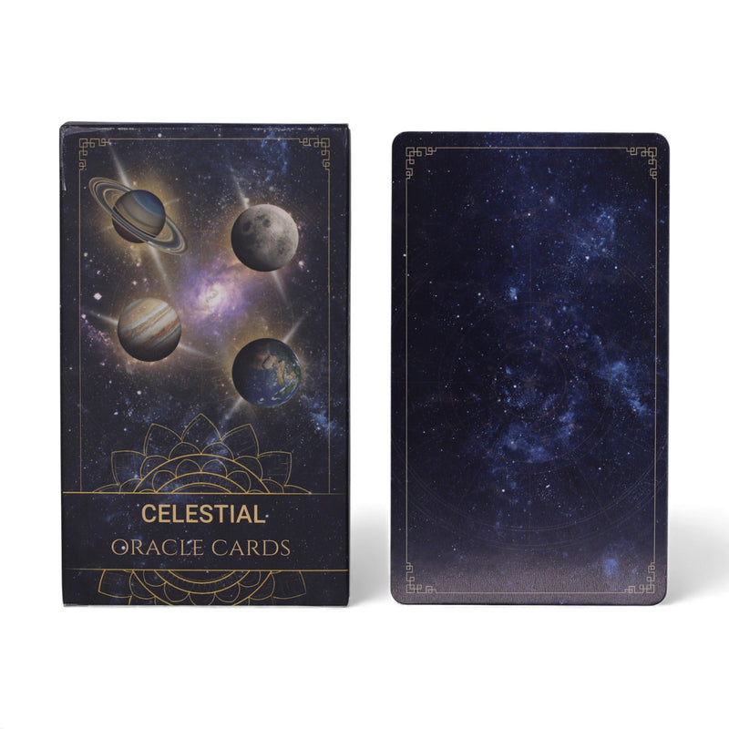 Karty wyroczni do astrologii, kosmicznej energii i intuicyjnego prowadzenia - CELESTIAL