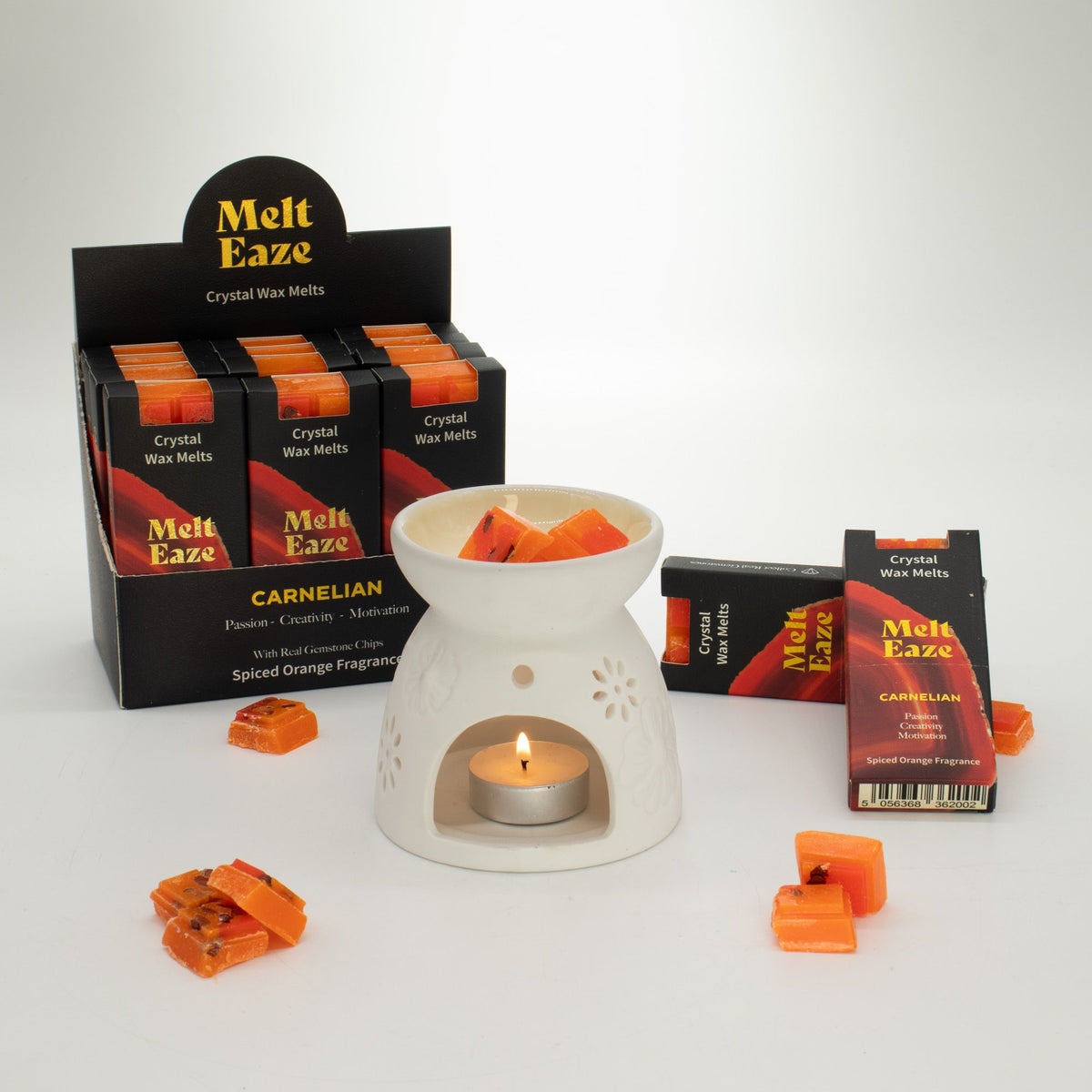 Woski zapachowe MeltEaze 50 g – Karneol – Pomarańcza