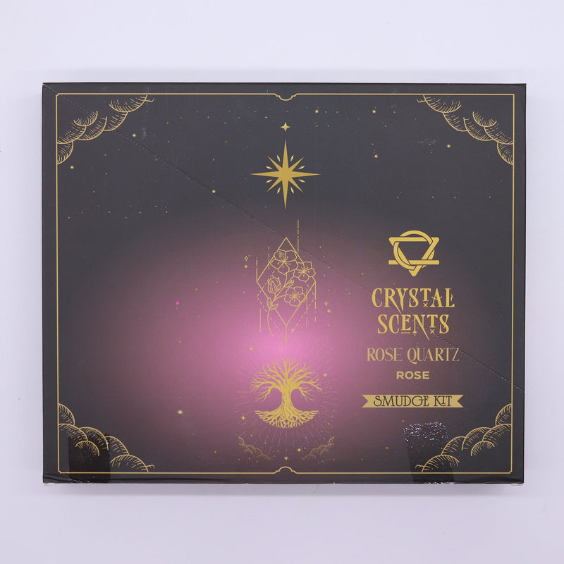 Rose Quartz Crystal Scents Smudge Incense - Rose
