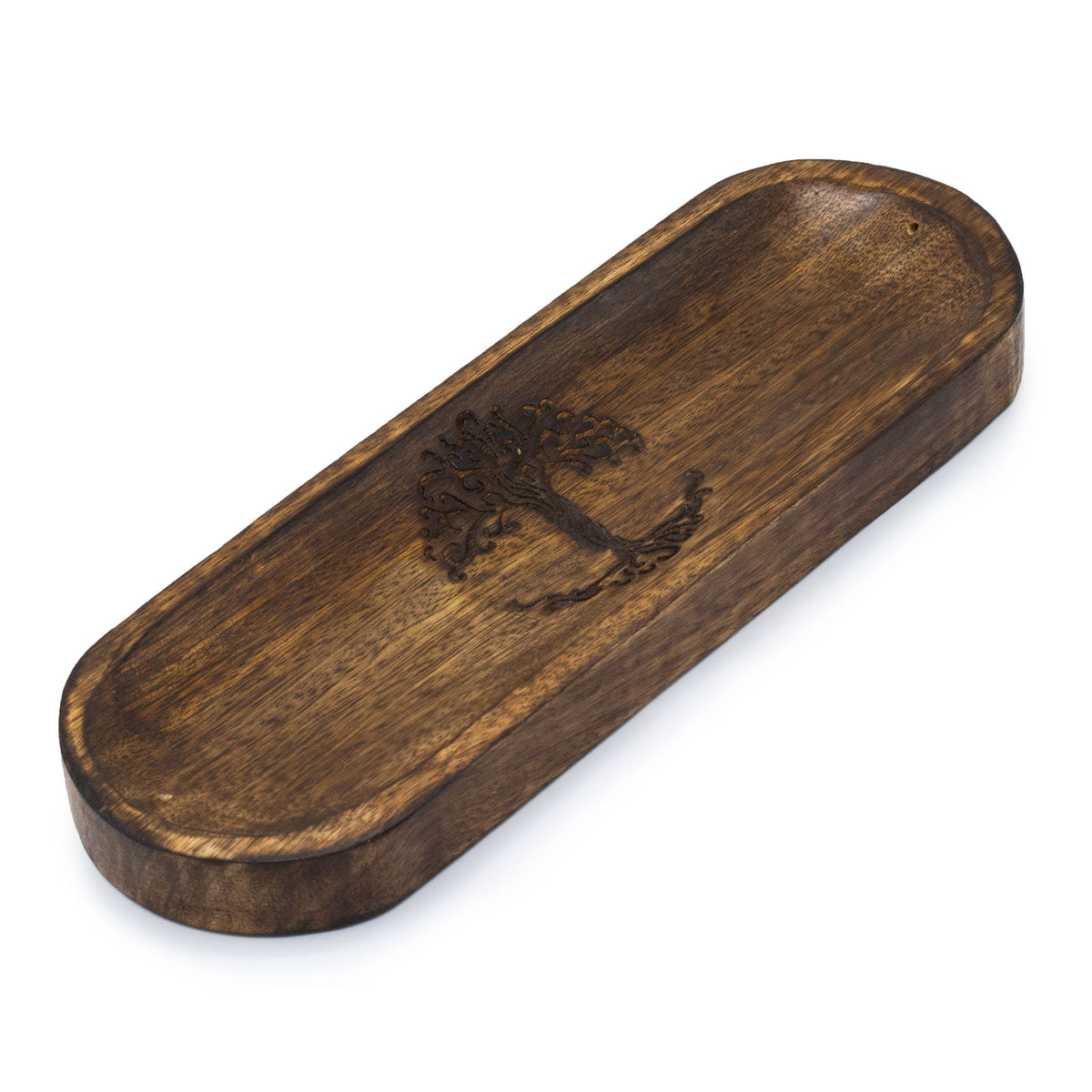 Duża Owalna Podstawka pod Kadzidełka 30x10 cm - Drzewo Życia