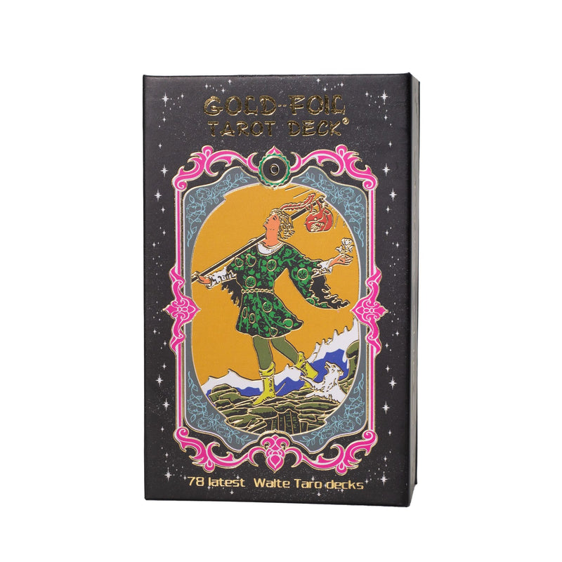 Złocony Tarot z książeczką - intuicja, odpowiedzi, nauka i codzienna praca z kartami