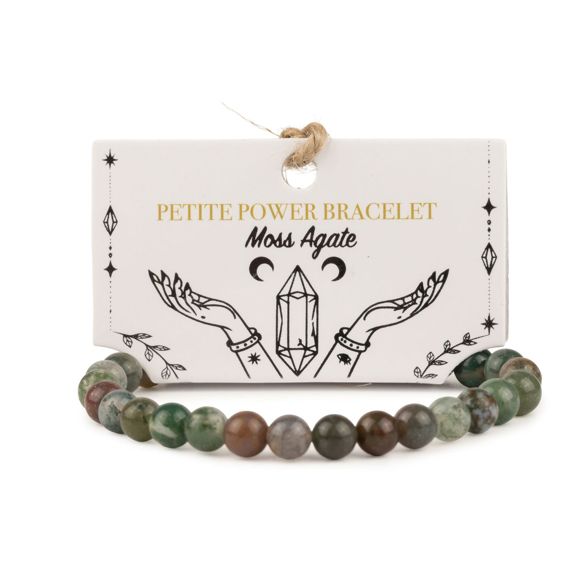 BRANSOLETKA OBFITOŚCI, WZROSTU I NOWYCH MOŻLIWOŚCI - AGAT MSZYSTY 6 MM - unisex