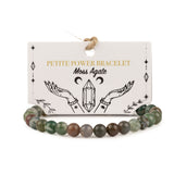 BRANSOLETKA OBFITOŚCI, WZROSTU I NOWYCH MOŻLIWOŚCI - AGAT MSZYSTY 6 MM - unisex