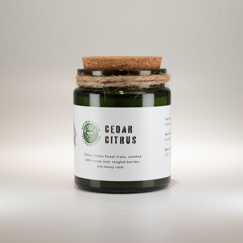 Świeca na ochronę, uziemienie, oczyszczenie i odzyskanie wewnętrznej siły - FOREST RESIN