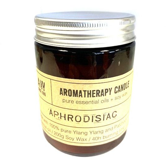 Świeca sojowa do aromaterapii 200 g – Afrodyzjak