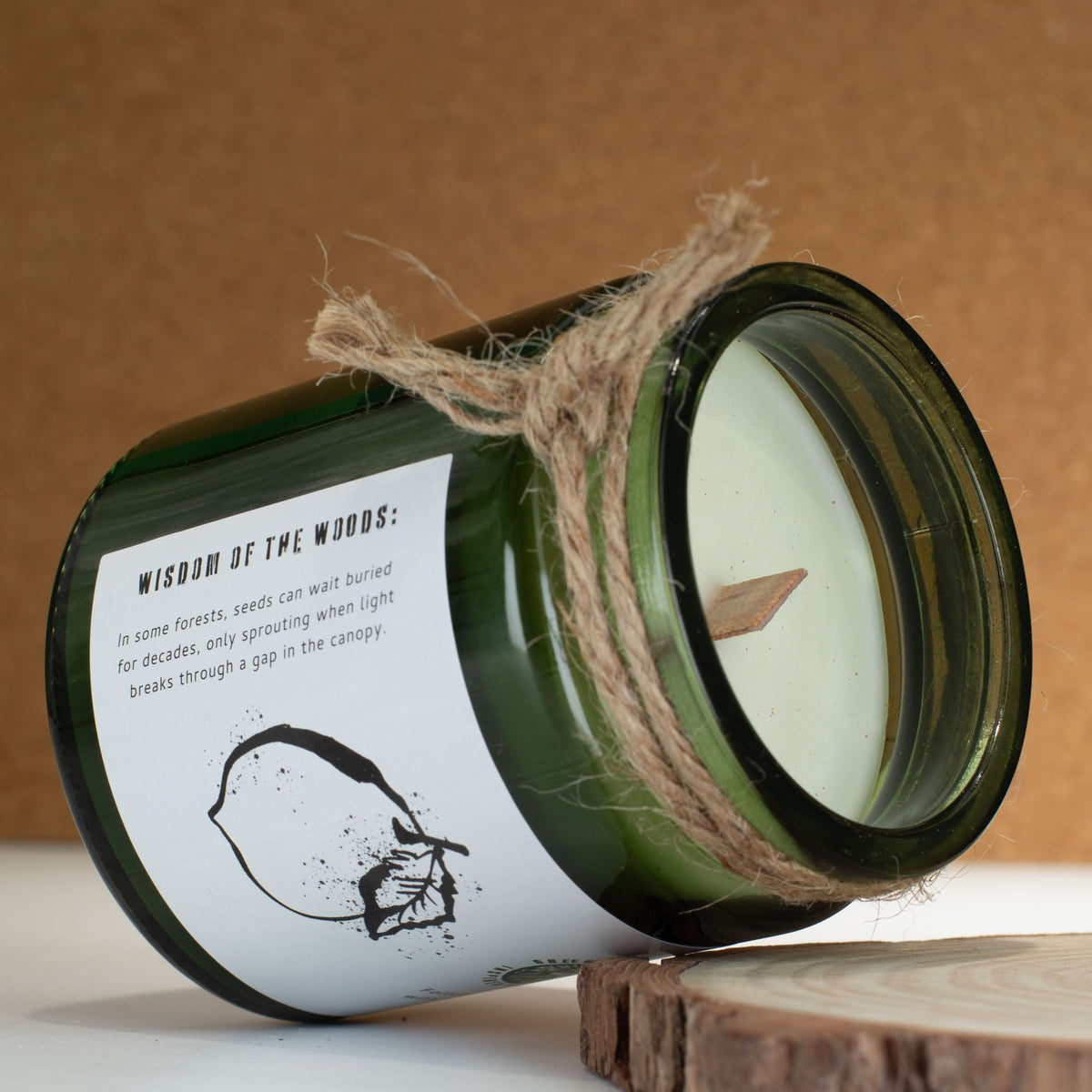 Świeca na ochronę, uziemienie, oczyszczenie i odzyskanie wewnętrznej siły - FOREST RESIN