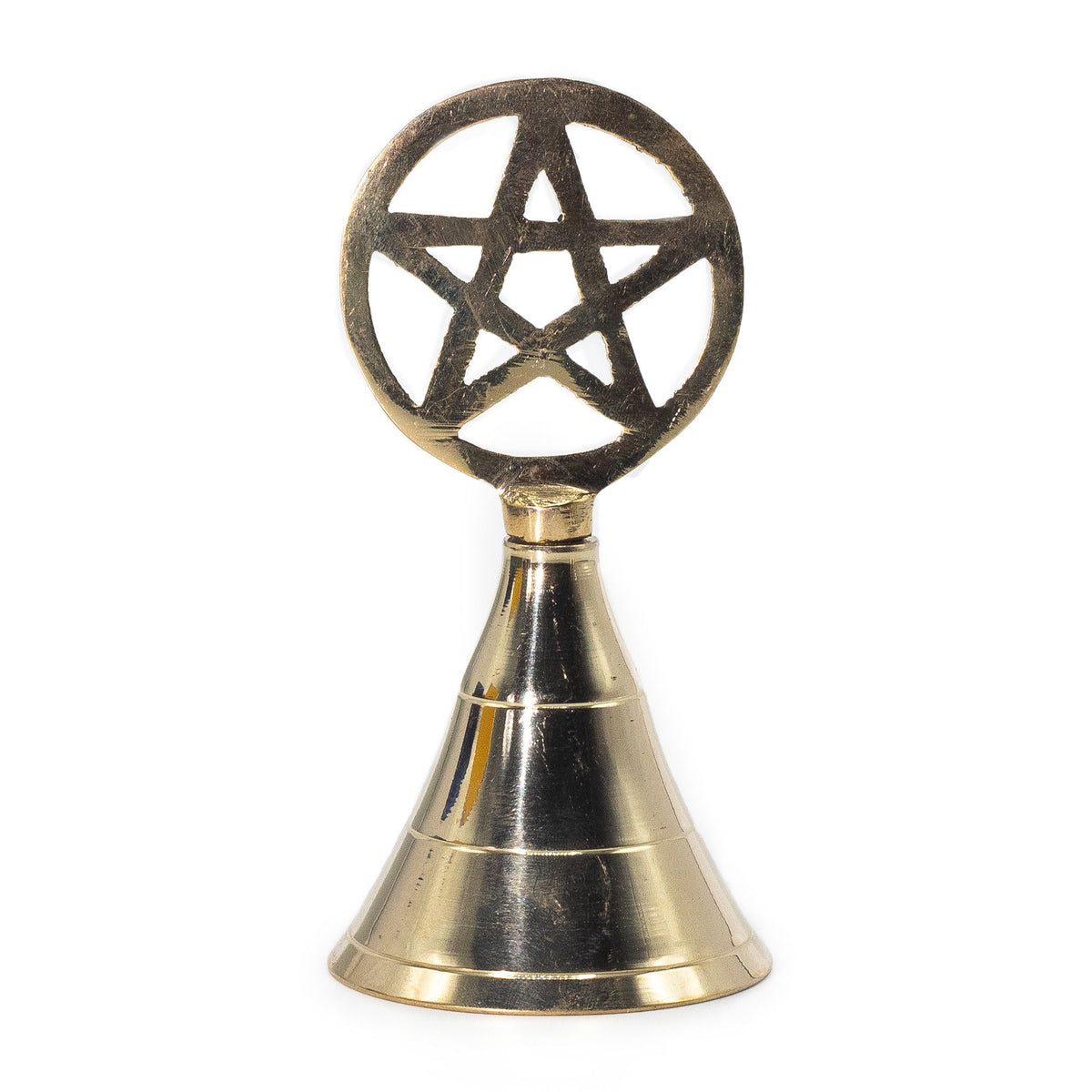 Mosiężny dzwonek ołtarzowy – pentagram