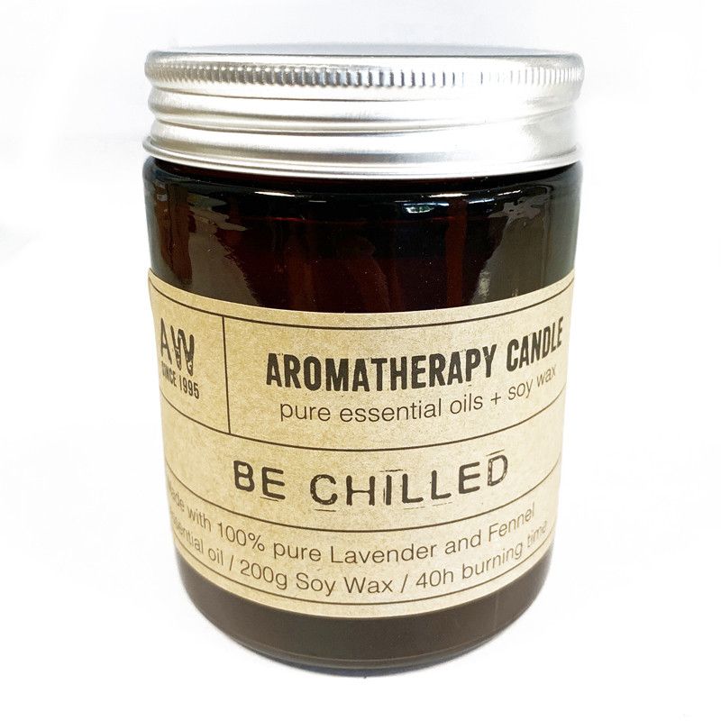 Świeca sojowa do aromaterapii 200 g – Be Chilled