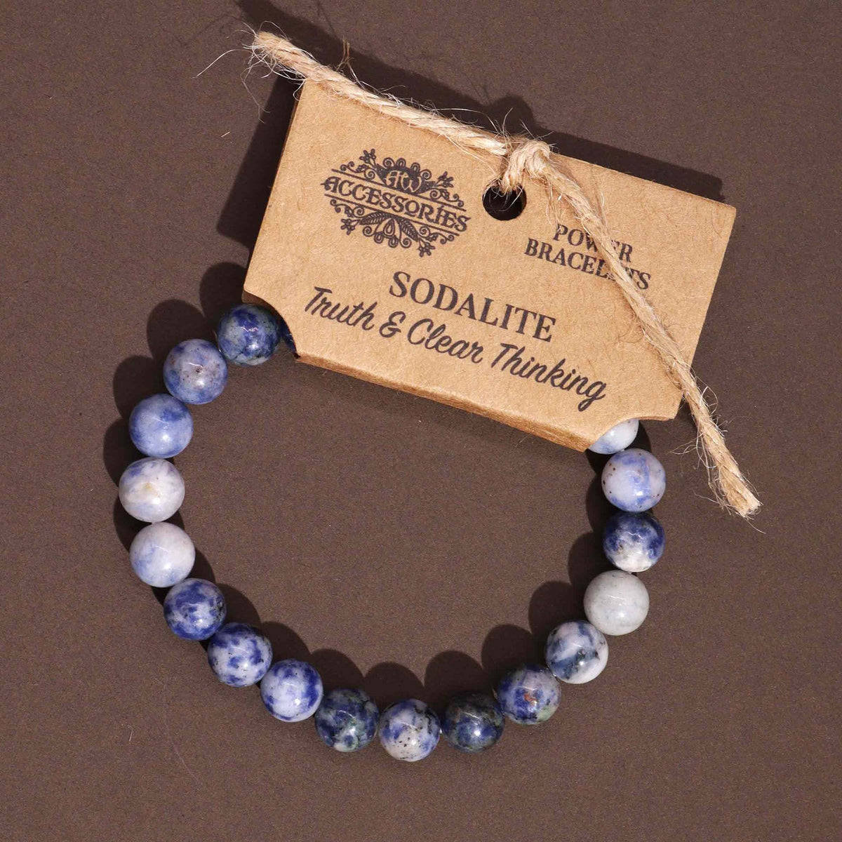 Bransoletka prawdy, intuicji, mądrości, jasności umysłu i świadomej komunikacji - SODALIT Premium